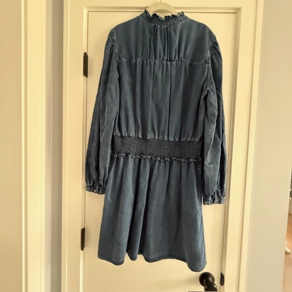 Women's Rails Shawna Denim Medium Wash Midi Dress Size  XL-Barely worn was $178 - Picture 5 of 10